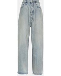 Balenciaga - Mid-Rise Wide-Leg Jeans - Lyst