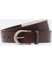 Brunello Cucinelli - Monili Leather Belt - Lyst