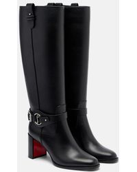 Christian Louboutin - Dianouchette Botta 70 Leather Heeled Boots - Lyst
