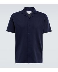Sunspel - Camisa Bowling De Algodon - Lyst