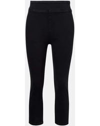 FRAME - Pantalones Capri Jetset En Mezcla De Algodon - Lyst