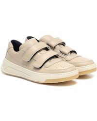 Acne Studios Steffey Leather Sneakers in White - Save 42% - Lyst