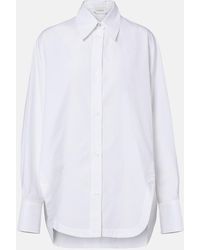 Sportmax - Ovest Oversized Cotton Poplin Shirt - Lyst