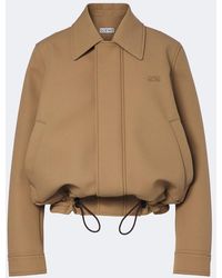 Loewe - Double L Cotton Blouson Jacket - Lyst