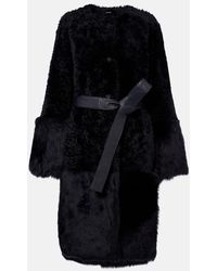 JOSEPH - Abrigo Tina De Borrego Con Cinturon - Lyst