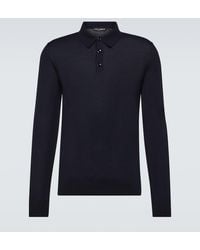 Dolce & Gabbana - Cashmere Polo Sweater - Lyst