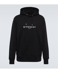 Givenchy - Sweat-shirt a capuche en coton a logo - Lyst
