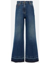 Valentino - High-rise Flared Jeans - Lyst