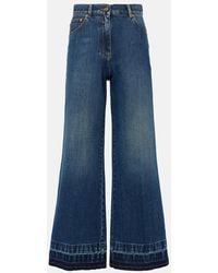 Valentino - High-rise Flared Jeans - Lyst