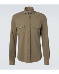 Brunello Cucinelli - Cotton Overshirt - Lyst