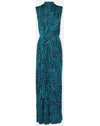 Diane von Furstenberg - Bedrucktes Maxikleid Geri Aus Jersey - Lyst