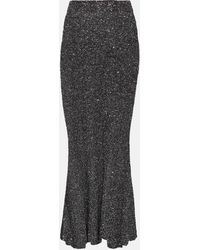 Balenciaga - Sequined Maxi Skirt - Lyst