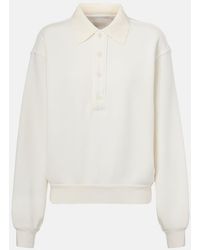 Citizens of Humanity - Remi Cotton-Blend Fleece Polo Sweatshirt - Lyst
