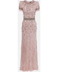 Jenny Packham - Roxy Embellished Gown - Lyst