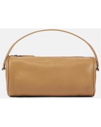 The Row - Round '90S Leather Tote Bag - Lyst