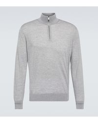 ZEGNA - Turtleneck Wool Sweater - Lyst