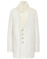 JOSEPH Lyne Teddy Reversible Shearling Coat - Multicolour