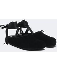 Birkenstock - X Repetto Opera Suede Mules - Lyst
