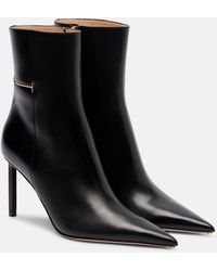 Tom Ford - Julianne 85 Leather Ankle Boots - Lyst