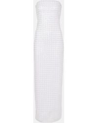 ROTATE BIRGER CHRISTENSEN - Bridal Beaded Sequined Maxi Dress - Lyst