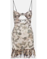 Nensi Dojaka - Sequin-Embellished Cutout Minidress - Lyst