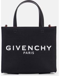 Givenchy - Mini cabas noir à logos 4g - Lyst