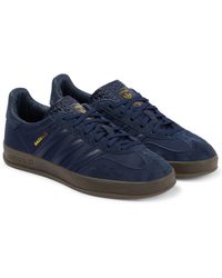 adidas Sneakers Gazelle Indoor aus Veloursleder - Blau