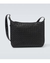 Bottega Veneta - Traveler Small Intreccio Leather Shoulder Bag - Lyst