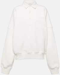 The Row - Dende Cotton-blend Terry Polo Sweater - Lyst