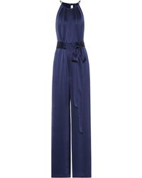 Diane von Furstenberg Jumpsuit Constantina aus Satin - Blau
