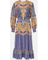 Valentino - Voyage Imaginaire Cotton Shirt Dress - Lyst