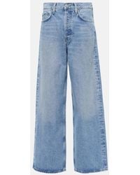 Agolde - Low Slung Baggy Straight Jeans - Lyst