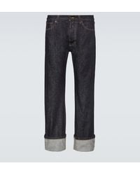 Alexander McQueen - Low-Rise Straight Jeans - Lyst