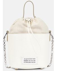 Maison Margiela - 5Ac Leather Bucket Bag - Lyst