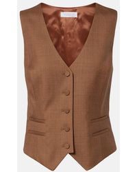 Gabriela Hearst - Coleridge Wool And Silk Vest - Lyst