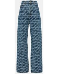 Valentino - Toile Iconographe Wide-leg Jeans - Lyst