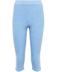 Mujer Ropa de Pantalones Leggings Blissful de cintura alta Alo Yoga de Tejido sintético de color Azul pantalones de vestir y chinos de Leggings 