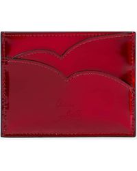 Christian Louboutin - Hot Chick Patent Leather Card Holder - Lyst