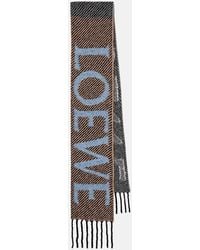 Loewe - Schal Aus Einem Alpakawollgemisch - Lyst
