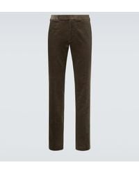 Ralph Lauren - Cotton Corduroy Slim Pants - Lyst