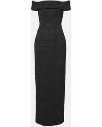 Emilia Wickstead - Sima Off-Shoulder Seersucker Cloque Gown - Lyst