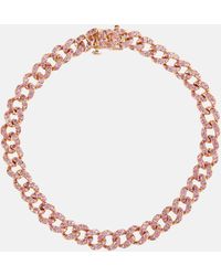 SHAY - 18kt Rose Gold Bracelet With Sapphires And Diamonds - Lyst