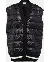 Moncler - Quilted Wool-blend Vest - Lyst