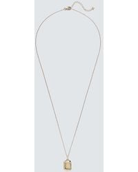 Mateo - Initial 14Kt Pendant Necklace - Lyst
