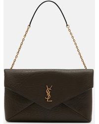 Saint Laurent - Cassandre Large Leather Shoulder Bag - Lyst