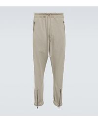 Rick Owens - Cotton Jersey Sweatpants - Lyst