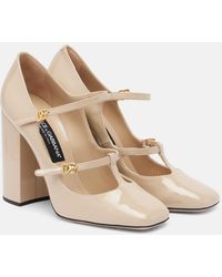 Dolce & Gabbana - Dg 105 Patent Leather Mary Jane Pumps - Lyst