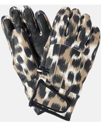 Fusalp - Glacier Leather-Trimmed Ski Gloves - Lyst