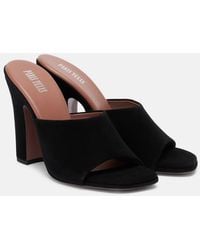 Paris Texas - Ava Suede Mules - Lyst