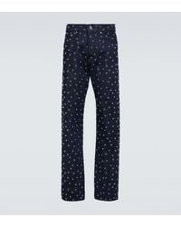 Lanvin - Studded Straight Jeans - Lyst
